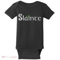 Slainte, Sláinte Irish Cheers, Health, St Patrick's Day Baby Bodysuit thumb 0