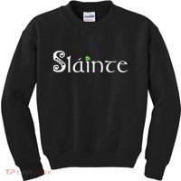 Slainte, Sláinte Irish Cheers, Health, St Patrick's Day Kids Sweatshirt thumb 0