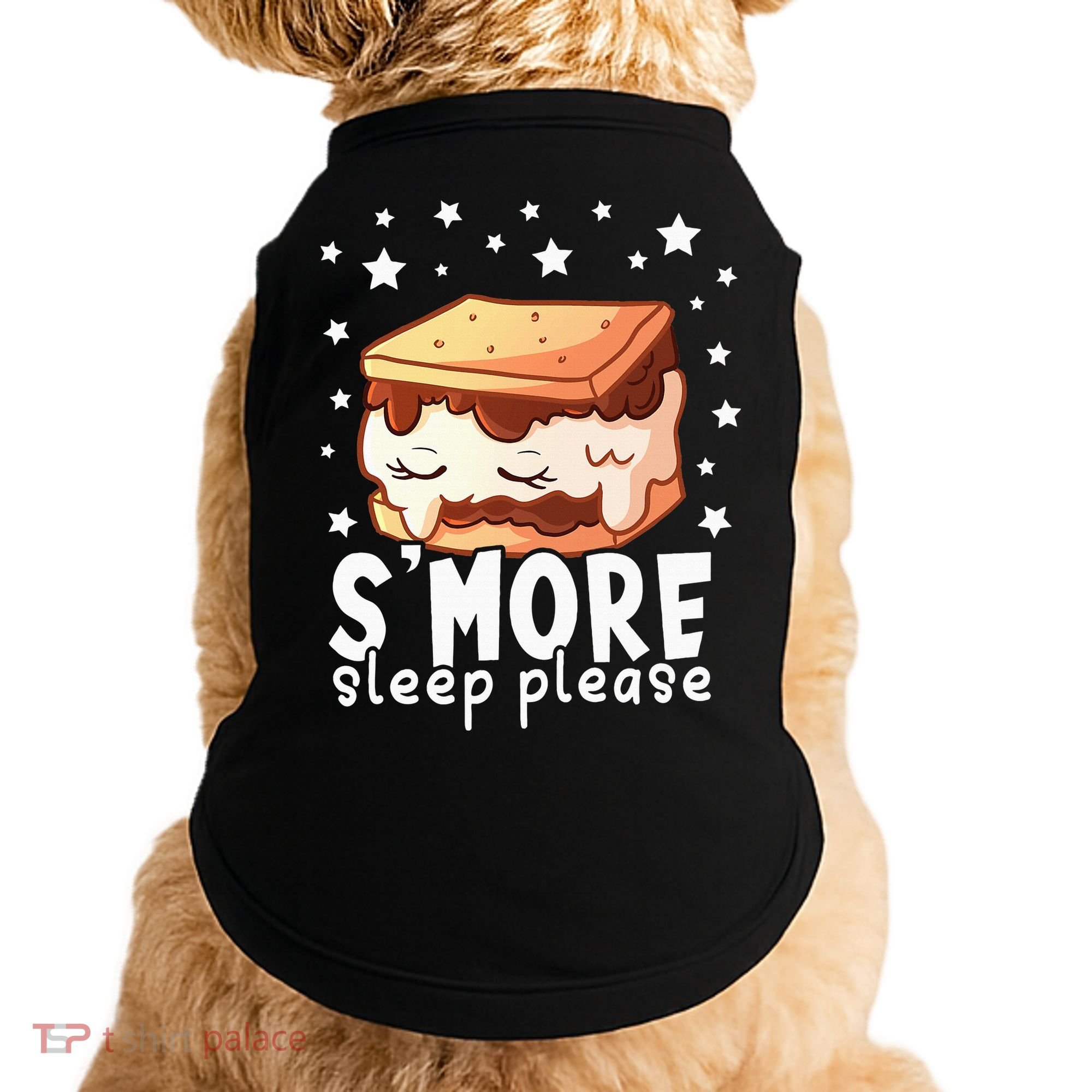 Smore Sleep I Marshmallow Pajamas Forcamping Doggie Tank