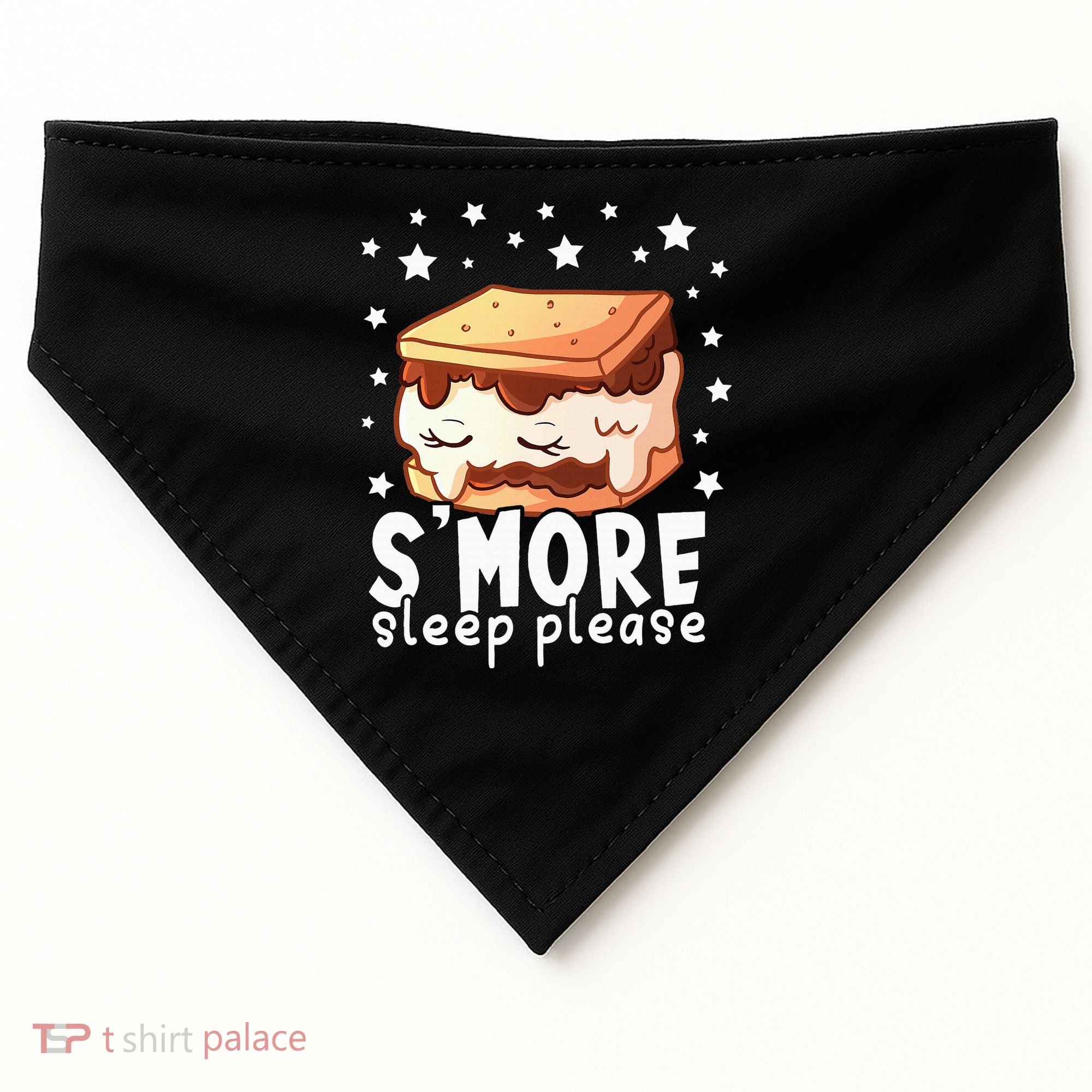 Smore Sleep I Marshmallow Pajamas Forcamping USA-Made Doggie Bandana