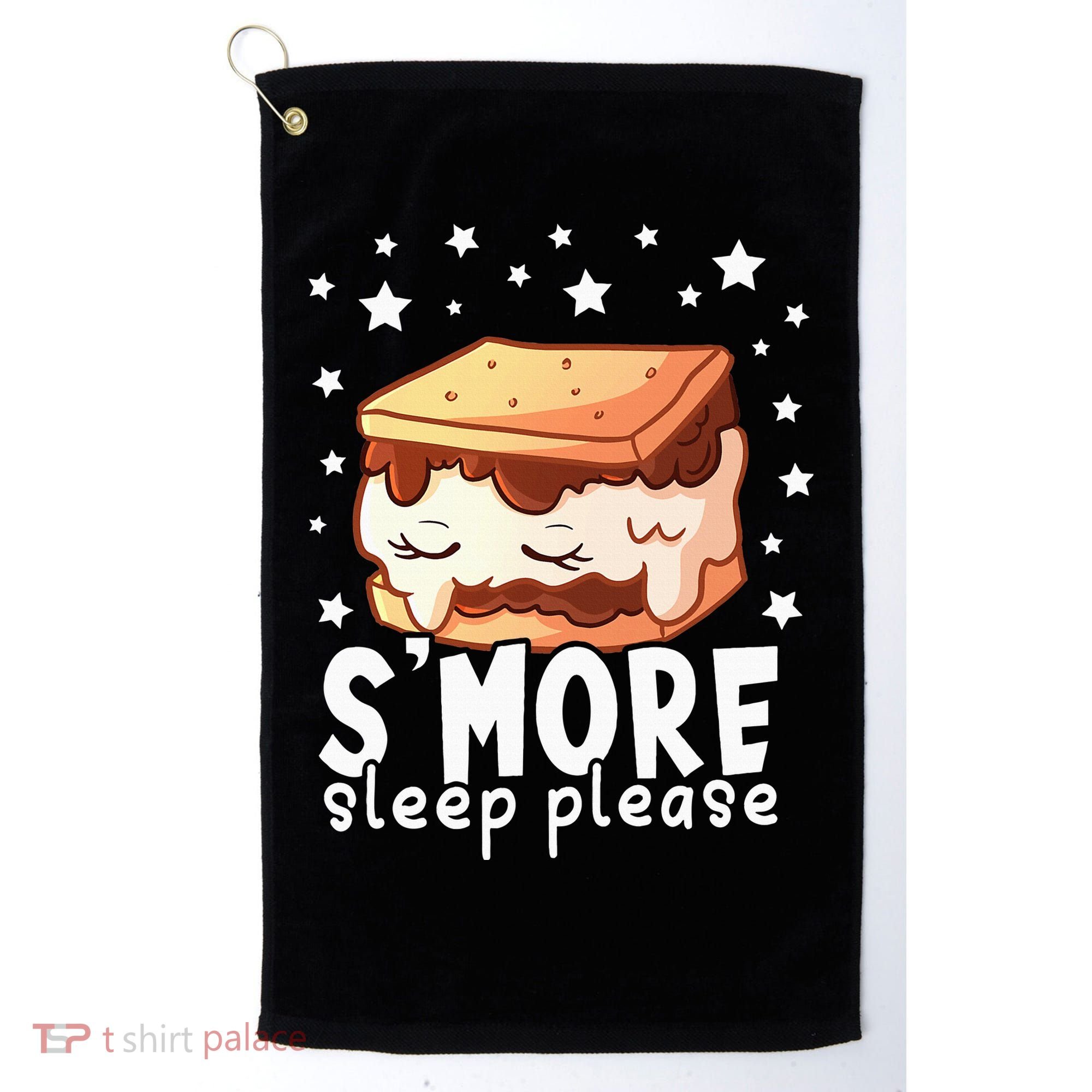 Smore Sleep I Marshmallow Pajamas Forcamping Golf Towel