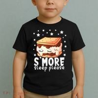 Smore Sleep I Marshmallow Pajamas Forcamping Toddler T-Shirt thumb 2