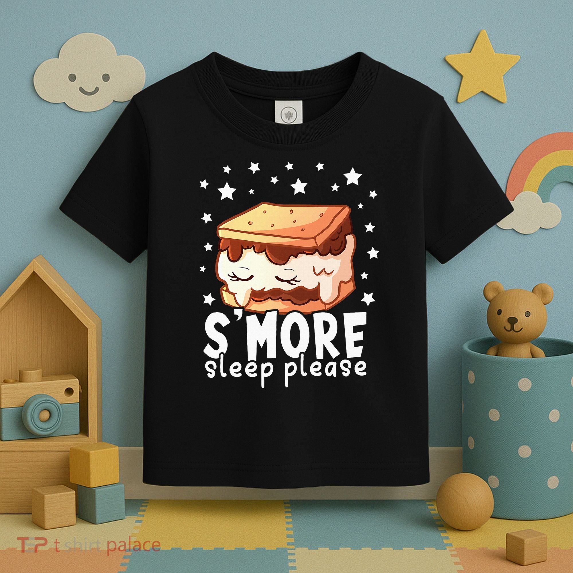 Smore Sleep I Marshmallow Pajamas Forcamping Toddler T-Shirt