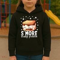 Smore Sleep I Marshmallow Pajamas Forcamping Kids Hoodie thumb 3