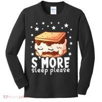 Smore Sleep I Marshmallow Pajamas Forcamping Kids Long Sleeve Shirt thumb 0