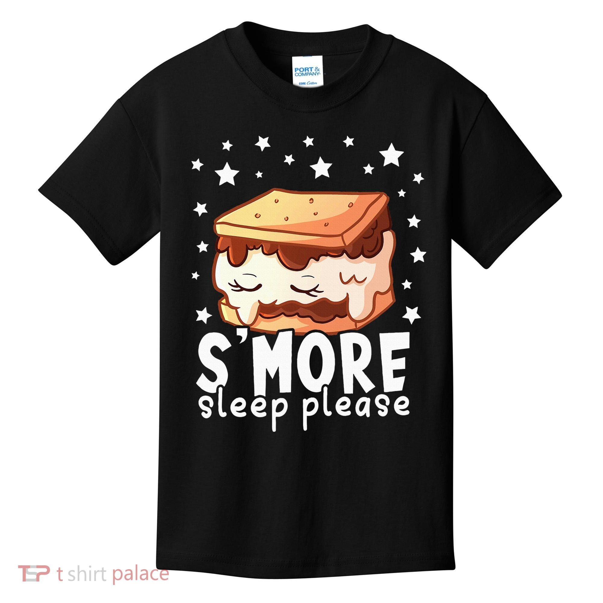 Smore Sleep I Marshmallow Pajamas Forcamping Kids T-Shirt