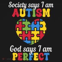 Society Says I Am Autism Go Days I Am Perfect Women's Tank Top thumb 5