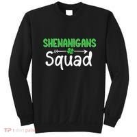 Shenanigans Squad Irish Shamrock Funny Saint Patricks Day Sweatshirt thumb 0