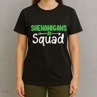 Shenanigans Squad Irish Shamrock Funny Saint Patricks Day T-Shirt thumb 4