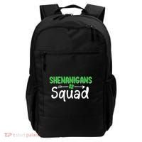 Shenanigans Squad Irish Shamrock Funny Saint Patricks Day Backpack thumb 0