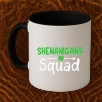 Shenanigans Squad Irish Shamrock Funny Saint Patricks Day Coffee Mug thumb 2