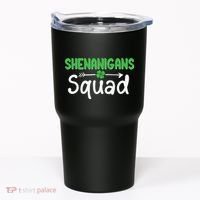 Shenanigans Squad Irish Shamrock Funny Saint Patricks Day Tumbler thumb 0