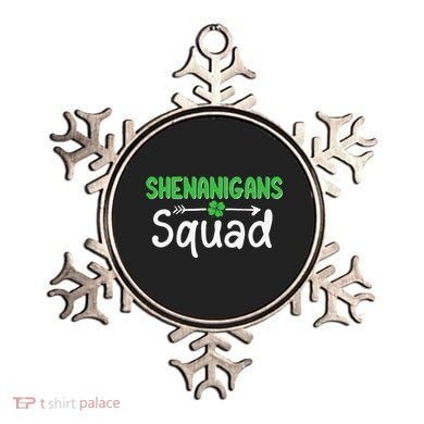Shenanigans Squad Irish Shamrock Funny Saint Patricks Day Ornament