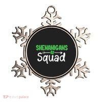 Shenanigans Squad Irish Shamrock Funny Saint Patricks Day Ornament thumb 0