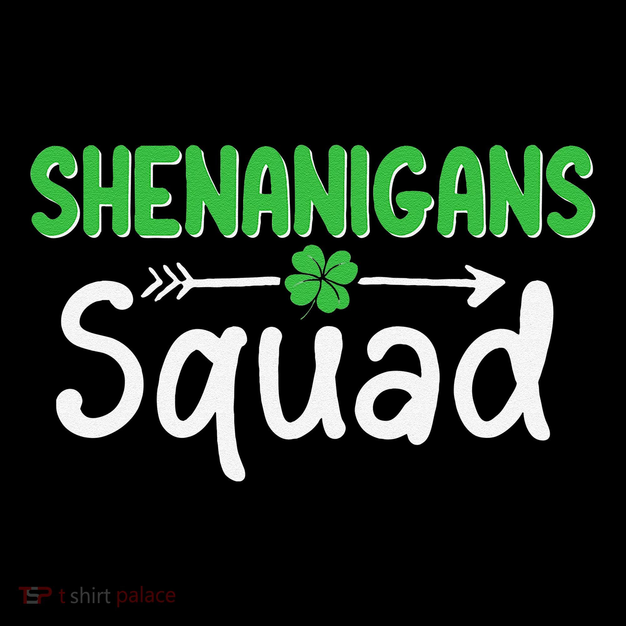 Shenanigans Squad Irish Shamrock Funny Saint Patricks Day Ornament