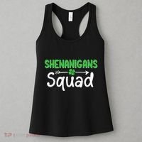 Shenanigans Squad Irish Shamrock Funny Saint Patricks Day Women's Tank Top thumb 3