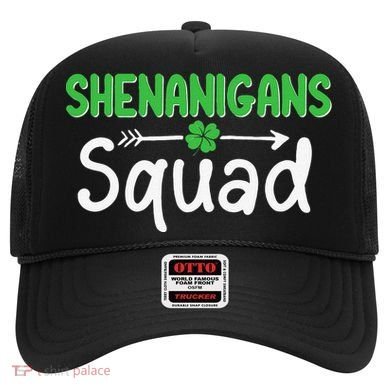 Shenanigans Squad Irish Shamrock Funny Saint Patricks Day Hat