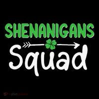 Shenanigans Squad Irish Shamrock Funny Saint Patricks Day Toddler Hoodie thumb 2