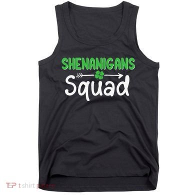 Shenanigans Squad Irish Shamrock Funny Saint Patricks Day Tank Top