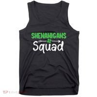 Shenanigans Squad Irish Shamrock Funny Saint Patricks Day Tank Top thumb 0