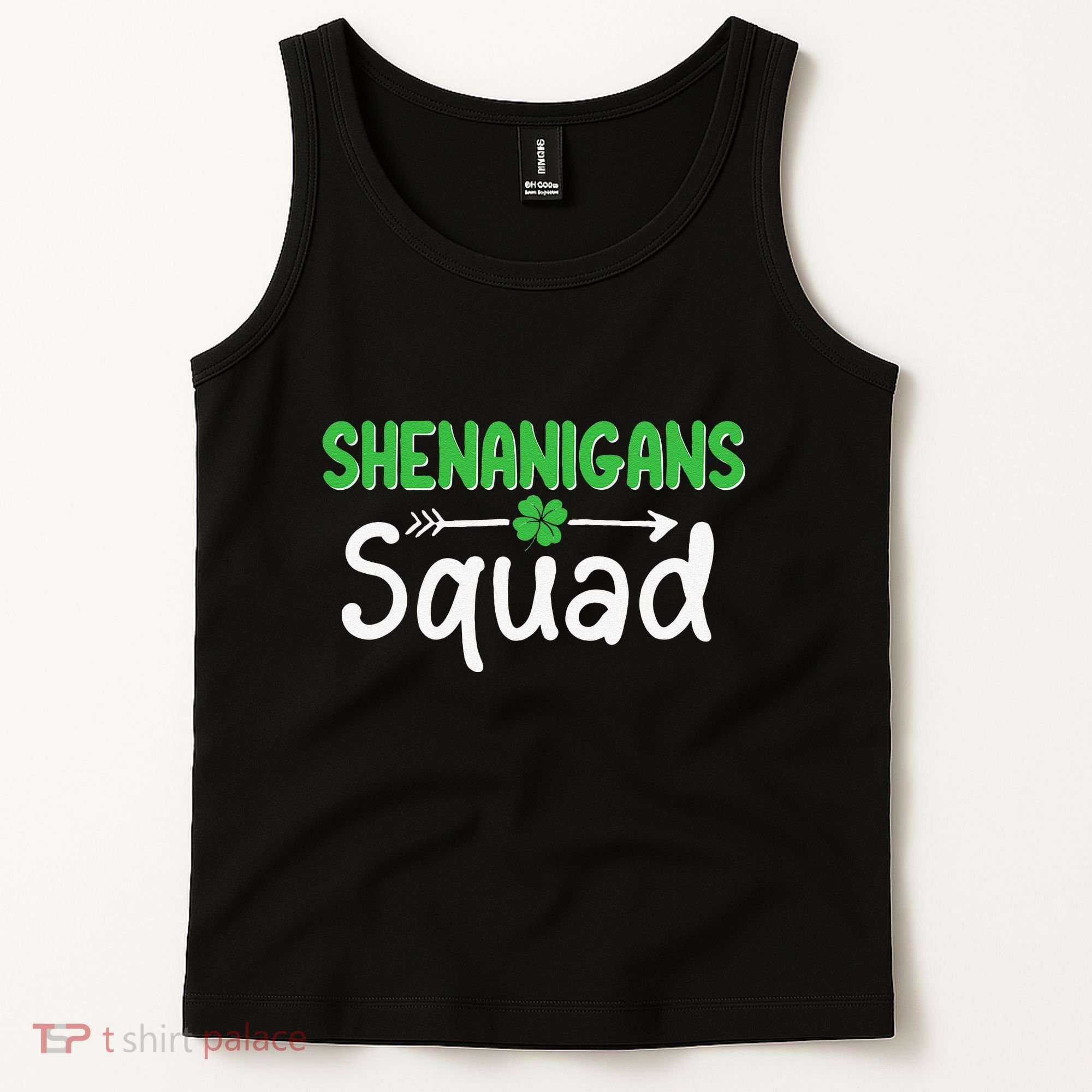 Shenanigans Squad Irish Shamrock Funny Saint Patricks Day Tank Top