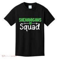 Shenanigans Squad Irish Shamrock Funny Saint Patricks Day Kids T-Shirt thumb 0