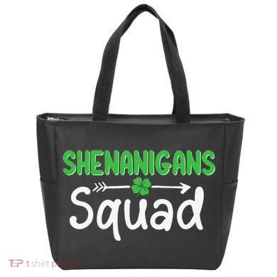 Shenanigans Squad Irish Shamrock Funny Saint Patricks Day Tote Bag
