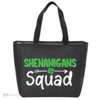 Shenanigans Squad Irish Shamrock Funny Saint Patricks Day Tote Bag thumb 0