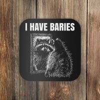 Sarcastic Saying I Have Rabies Meme Coaster thumb 0