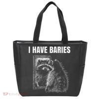 Sarcastic Saying I Have Rabies Meme Tote Bag thumb 0