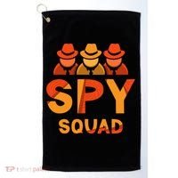 Spy Squad Investigator Private Detective Investigation Funny Gift Golf Towel thumb 0