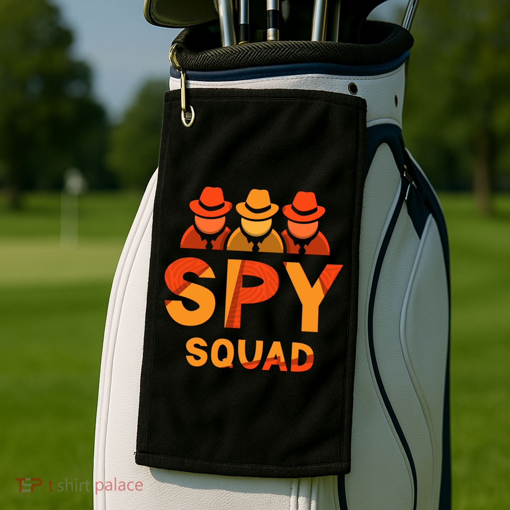 Spy Squad Investigator Private Detective Investigation Funny Gift Golf Towel