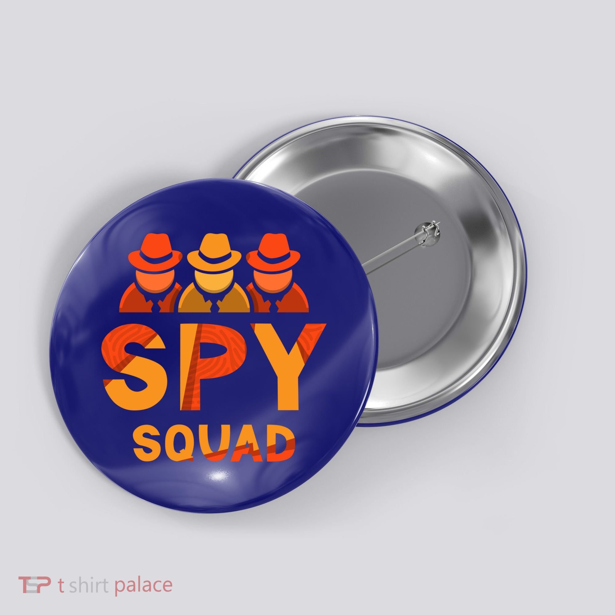 Spy Squad Investigator Private Detective Investigation Funny Gift Button