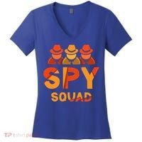 Spy Squad Investigator Private Detective Investigation Funny Gift Women's V-Neck T-Shirt thumb 0