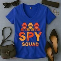 Spy Squad Investigator Private Detective Investigation Funny Gift Women's V-Neck T-Shirt thumb 2