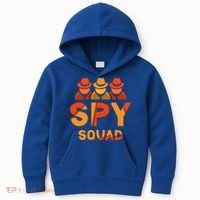 Spy Squad Investigator Private Detective Investigation Funny Gift Kids Hoodie thumb 0