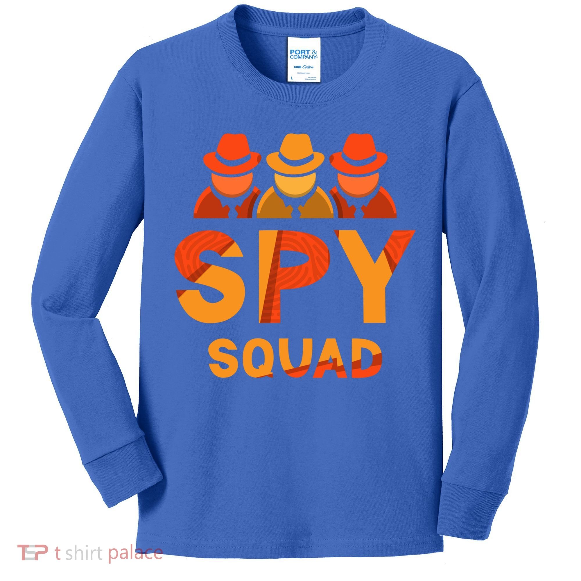 Spy Squad Investigator Private Detective Investigation Funny Gift Kids Long Sleeve Shirt