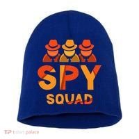Spy Squad Investigator Private Detective Investigation Funny Gift Short Acrylic Beanie thumb 0