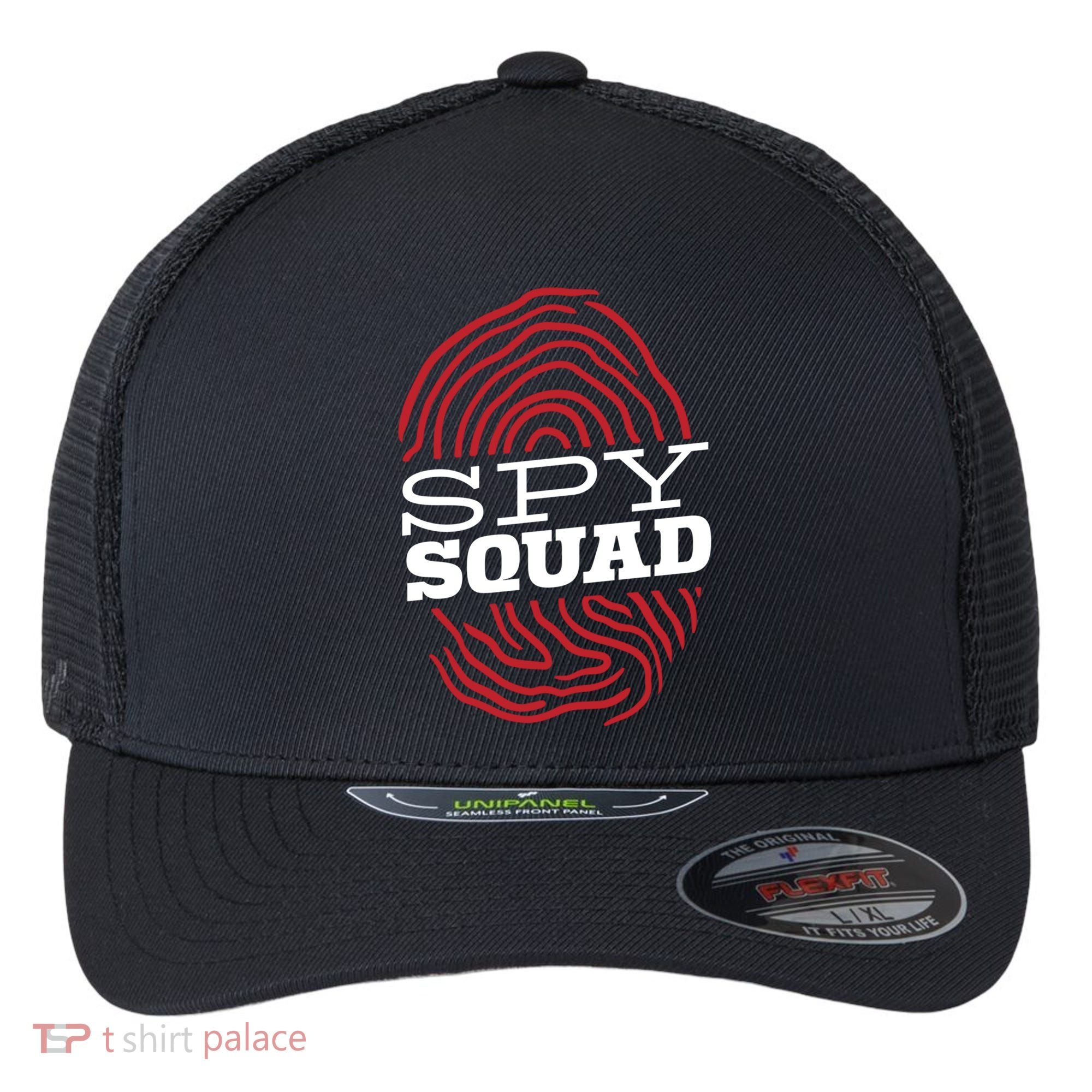 Spy Squad Investigator Private Detective Investigation Gift Flexfit Unipanel Trucker Cap