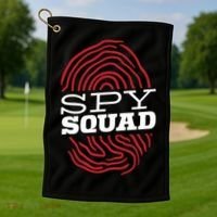 Spy Squad Investigator Private Detective Investigation Gift Golf Towel thumb 1