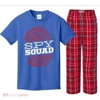 Spy Squad Investigator Private Detective Investigation Gift Kids Plaid Pajama Set thumb 0
