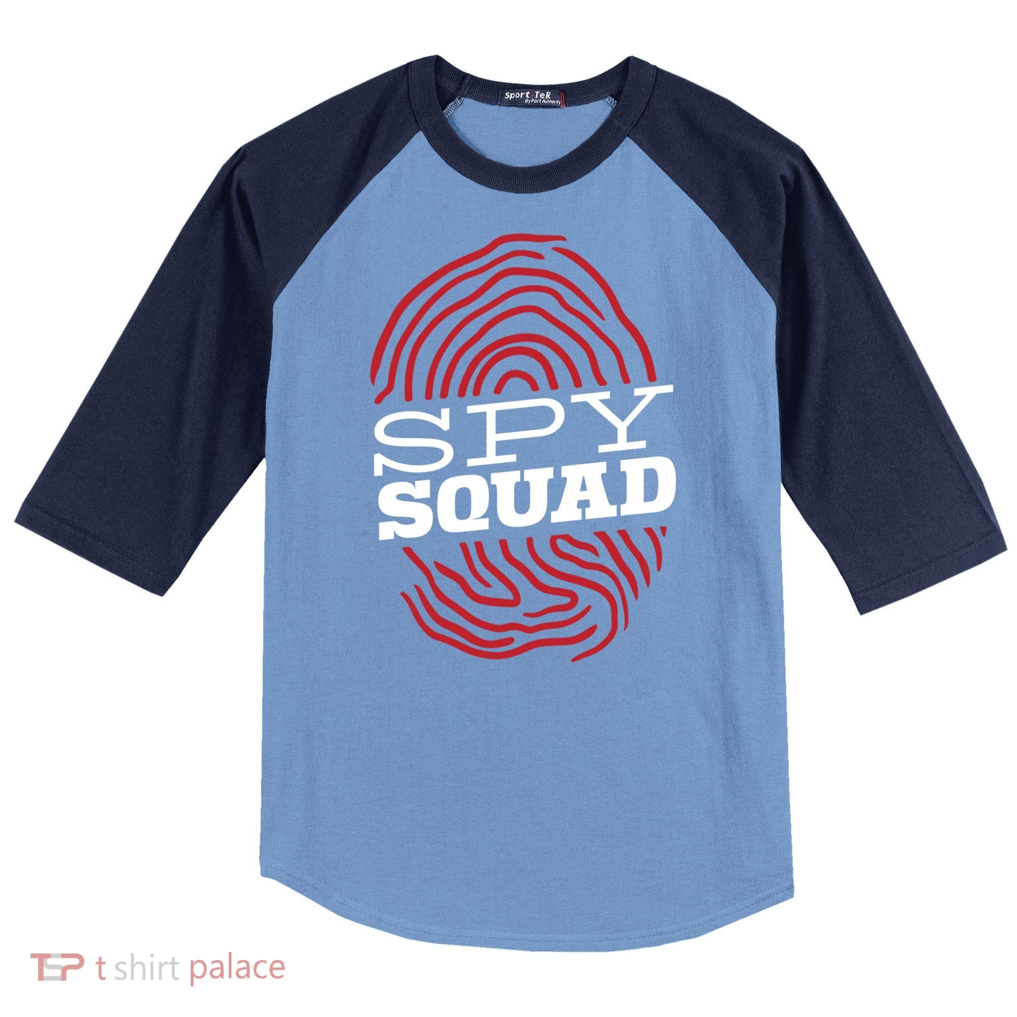 Spy Squad Investigator Private Detective Investigation Gift Raglan Baseball Sleeve Shirt