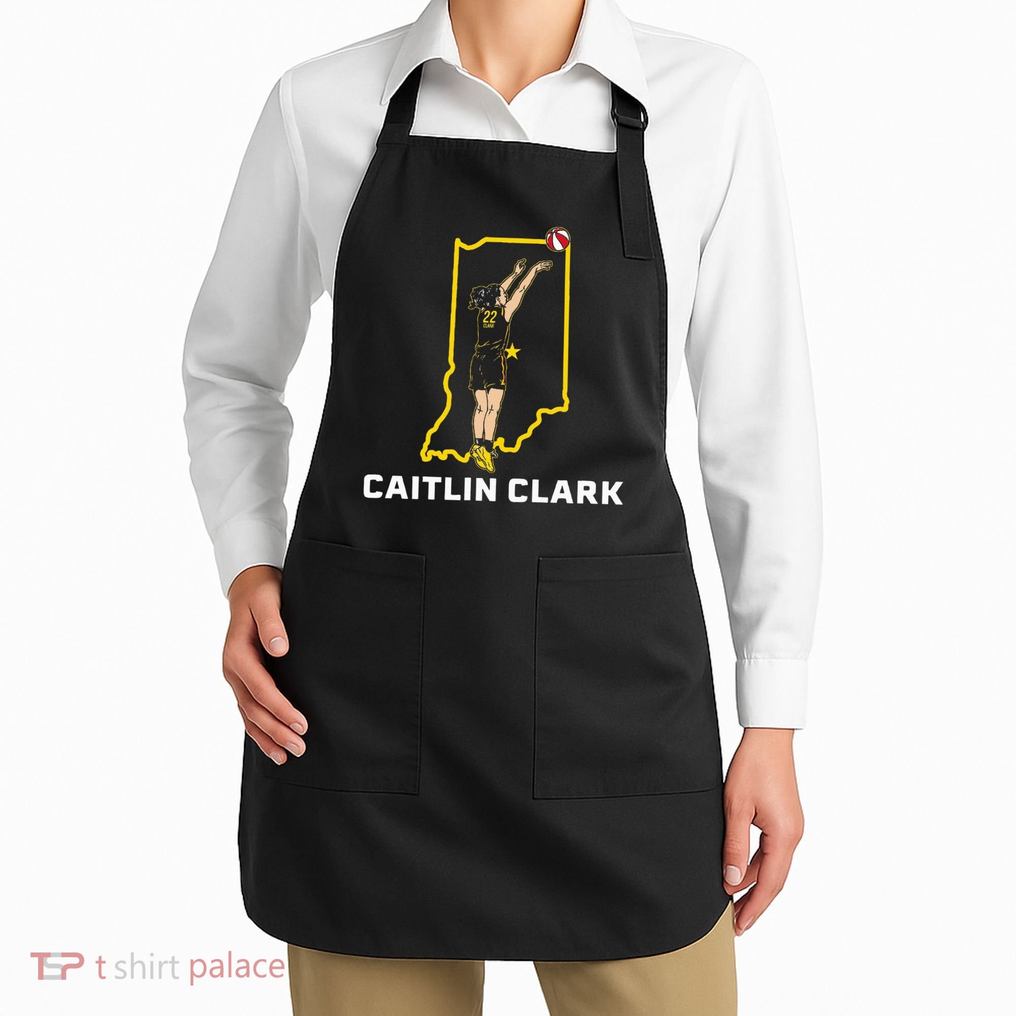 State Star Indiana Basketball Apron
