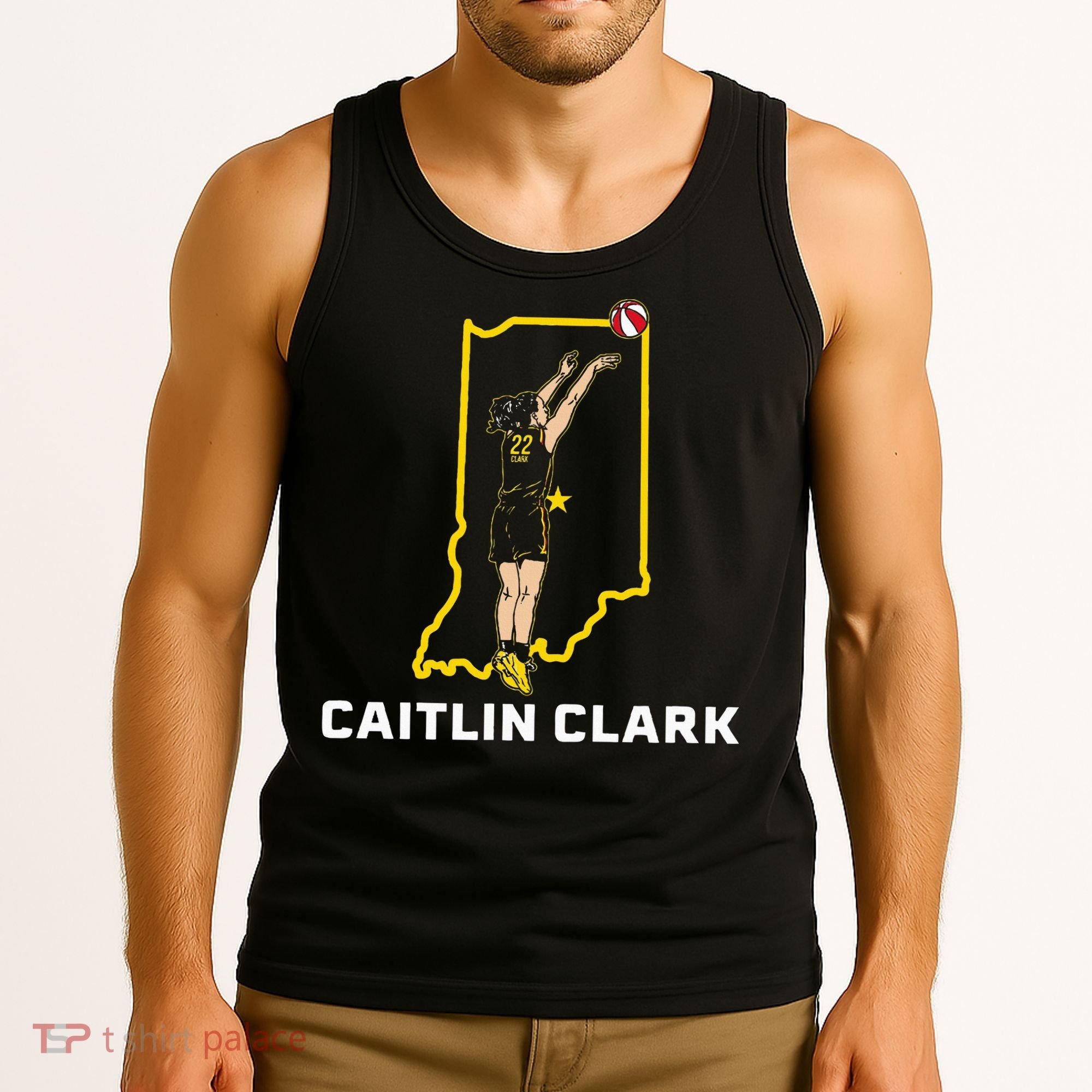 State Star Indiana Basketball Tank Top