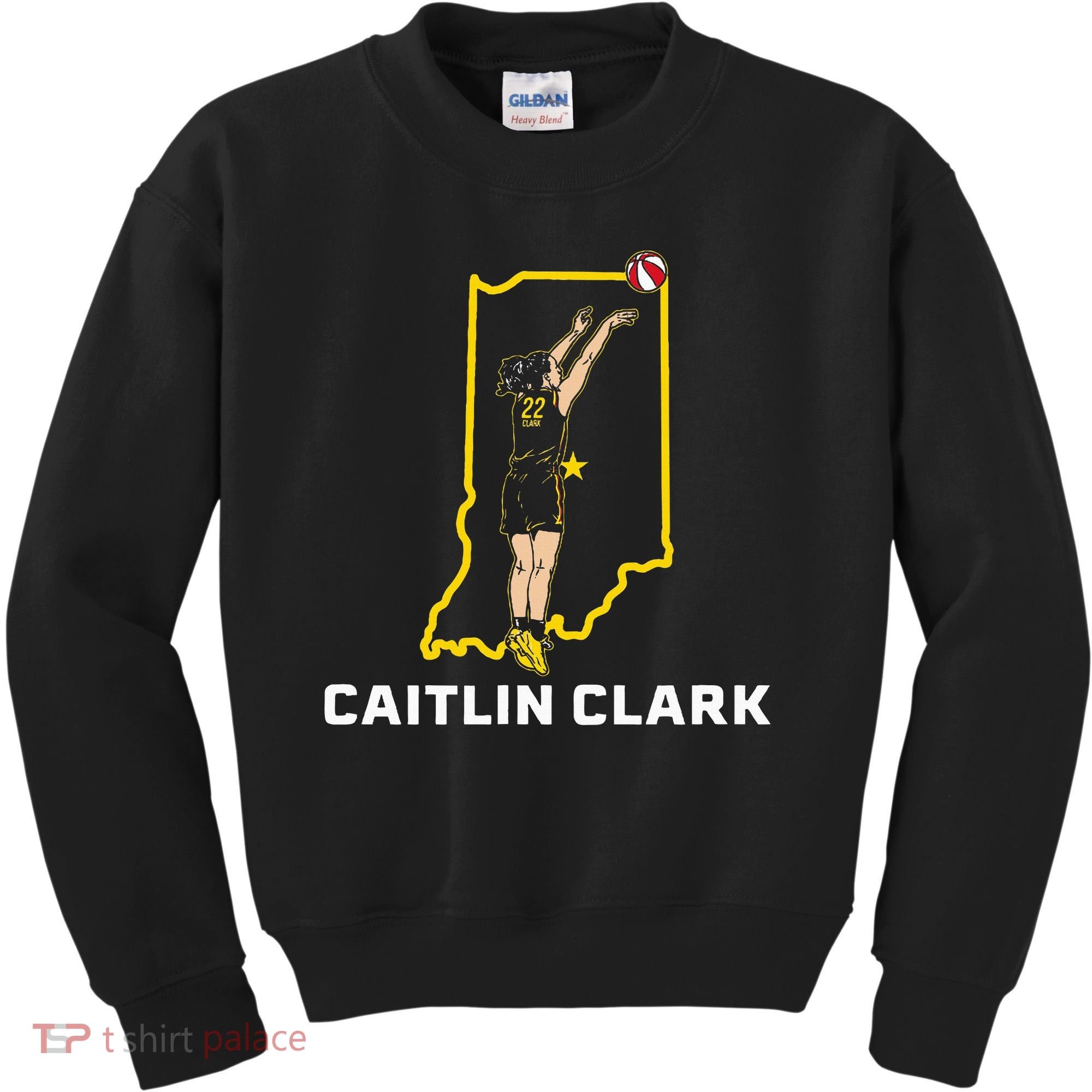 State Star Indiana Basketball Kids Sweatshirt
