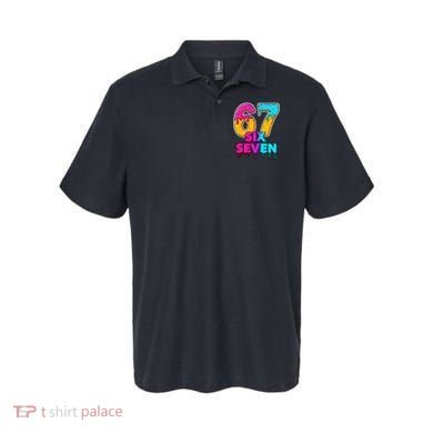 Six Seven Ice Cream Drip Gen Alpha Slang 6-7 Meme Polo