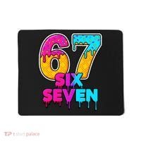 Six Seven Ice Cream Drip Gen Alpha Slang 6-7 Meme Mousepad thumb 0