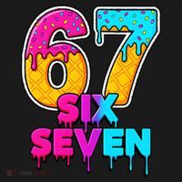 Six Seven Ice Cream Drip Gen Alpha Slang 6-7 Meme Kids Sweatshirt thumb 2