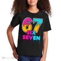 Six Seven Ice Cream Drip Gen Alpha Slang 6-7 Meme Kids T-Shirt thumb 2