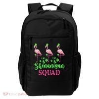 Shenanigan Squad Irish Flamingo Leprechaun St Patrick's Day Backpack thumb 0
